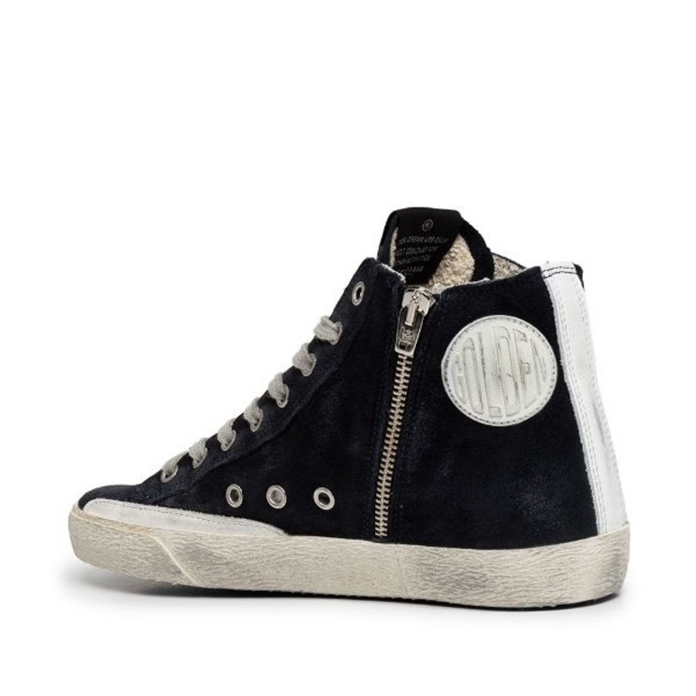 Golden Goose Francy suede high-top sneakers Navy Size 38 - Picture 7 of 9